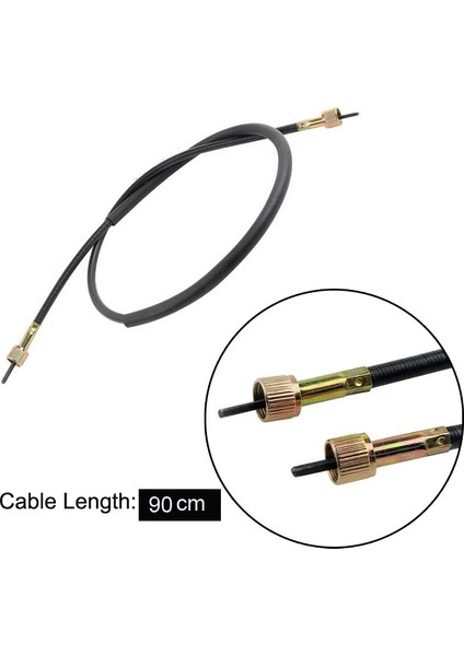 D Tipi -90CM Elektrikli Scooter Moped Motosiklet Scooter Hız Kilometre Sayacı Kablosu Gösterge Çizgileri (Yurt Dışından)