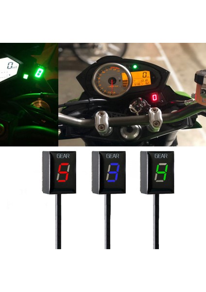 Ayraç-Kırmızı Kawasaki ER6N Ninja 650 Ninja 300 Z750 Z900 Z800 ZX6R Vulcan S Motosiklet Ecu Doğrudan Montaj Dişli Indikatörü (Yurt Dışından) fiyatları