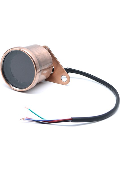 Bronz Evrensel Motosiklet Dijital Hız Retro LCD Kilometre Sayacı Yağ Seviye Cafe Racer Devir Gösterge Scooter Atv Metre (Yurt Dışından)