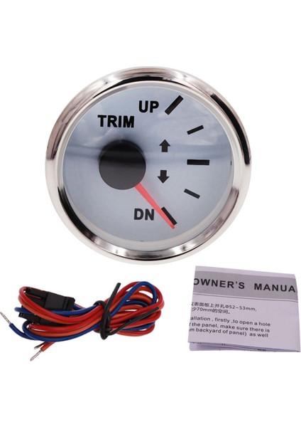 Altın Otobüs Oto Tekne Kamyon 52MM Su Geçirmez Denge Enstrümanı Trim Metre (Yurt Dışından)