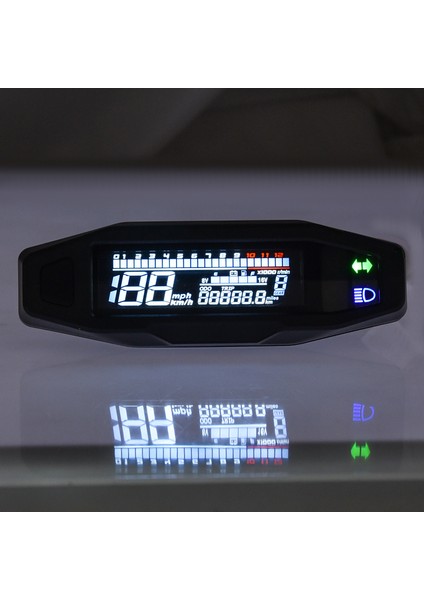 Sensör Evrensel Rpm Motosiklet Gösterge Hızölçer LCD Dijital Gösterge Elektrikli Enjeksiyon Karbüratör Enstrümanı Rus KR200 (Yurt Dışından) modelleri