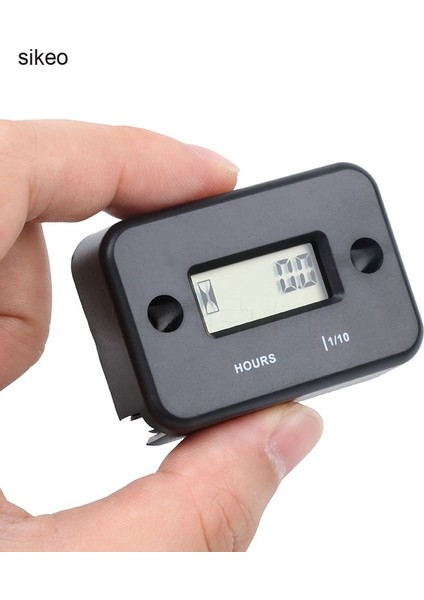 Mavi Stil Su Geçirmez LCD Ekran Dijital Saat Metre Endüktif Zamanlayıcı Bisiklet Motosiklet Atv Kar Kızağı Deniz Motoru (Yurt Dışından) fiyatları