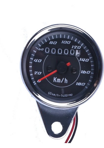 Yeni Evrensel Mot Bisikleti Hız Metre Çift Renkli LED Işık Şimge Kilometre Sıcak Satış ~ (Yurt Dışından)