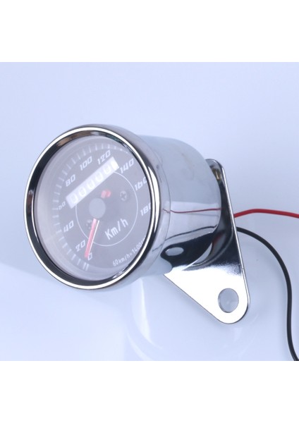 Yeni Evrensel Mot Bisikleti Hız Metre Çift Renkli LED Işık Şimge Kilometre Sıcak Satış ~ (Yurt Dışından) fırsatları