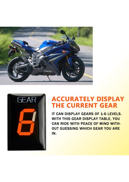 Yeşil Parantez Yamaha Fz6 FZ6R Fzs Fazer Xj6 Yzf-R6 R6S R1 Fz8 Fz1 FZ1N Tdm 900 FZ400 Mt-03 Vites Ekranı Meter (Yurt Dışından)