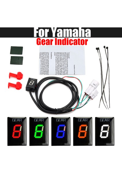 Braket-Kırmızı Yamaha Fz6 Fzs T-03 Yzf R6 R1 Tdm 900 WR250X XJ6N XJR1300 x Motosiklet Vites Ekranı (Yurt Dışından)