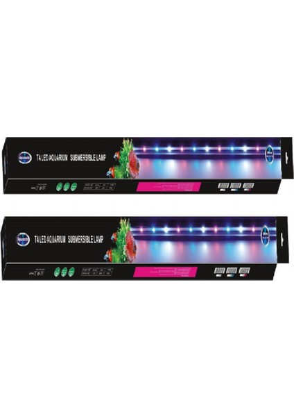 Akvaryum 90 cm Aqua Master LED Lamba( Pembe - Beyaz ) 7,2 W