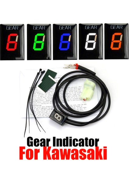 Braket-Mavi Kawasaki ER6N Er-6f Z1000SX NINJA300 Ninja Z1000 Z800 Z750 Z400 Z650 Versys Motosiklet Ekipmanları Gösterge (Yurt Dışından)