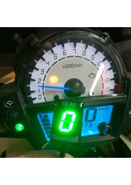 Braket-Mavi Kawasaki ER6N Er-6f Z1000SX NINJA300 Ninja Z1000 Z800 Z750 Z400 Z650 Versys Motosiklet Ekipmanları Gösterge (Yurt Dışından)