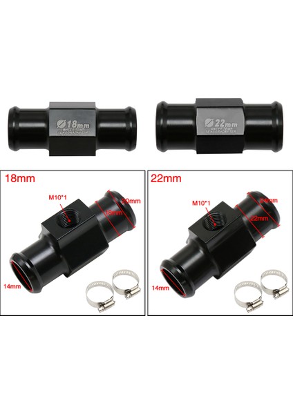18MM-YEŞIL Stil Zsdtrp C Motosiklet Gösterge Metre Su Sıcaklık Sensörü Adaptörü (Yurt Dışından) modelleri