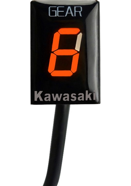 Turuncu Kawasaki ER6N Er-6n Er-6f ER6F Versy KLE650 Ninja 250R 300 Ninja R Motosiklet Vites Meter (Yurt Dışından)