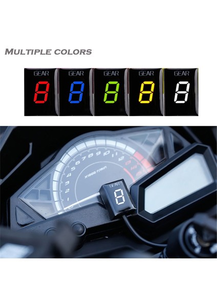 Braket-Siyah Kawasaki ZX6R Zx-6r ZX6RR Zx-6rr ZX10R ZX-10R Z750 Z1000 Z Er-6n ER6N Motosiklet Vites Meteri (Yurt Dışından)