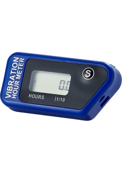 Kırmızı Stil Su Geçirmez Sıfırlanabilir LCD Kablosuz Titreşim Saat Sayacı Motor Testeresi Pit Bisikleti Kir Quad Bisiklet Çim Biçme Makinesi Kar Motoru Atv Denizcilik Mo (Yurt Dışından)
