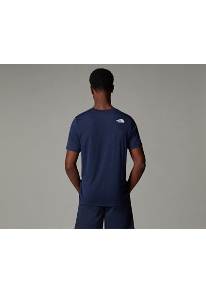 M 24/7 S/s Tee Reg Erkek Outdoor Tişörtü NF0A894B8Q01 Lacivert fırsatları