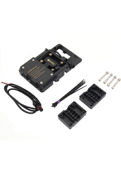 B Yamaha XMAX300 Siyah Mobil Gps Navigasyon Istasyonu Çerçeve Plakası Bracket X-Max 300 (Yurt Dışından)