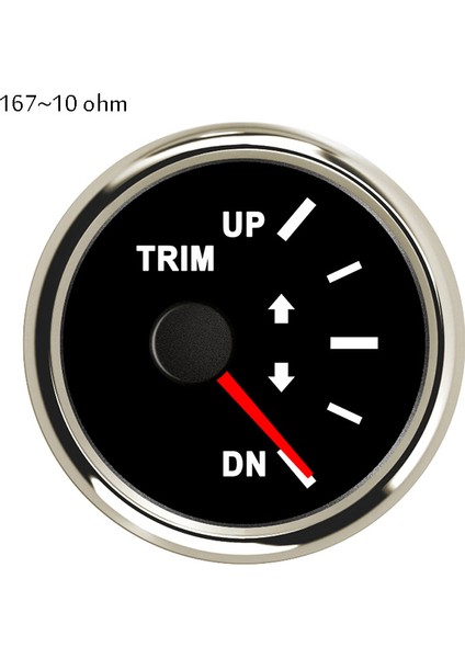 Siyah Stil Otobüs Oto Tekne Kamyon 52MM Su Geçirmez Denge Enstrümanı Trim Metre (Yurt Dışından)