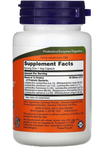 Probiotic-10 50 Billion 50 Veg Capsules VR88 fiyatları
