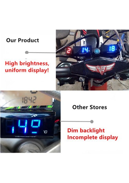 18 mm Motosiklet Su Sıcaklık Mini Gösterge Xmax Nmax Cb B500X Sensör Su Sıcaklık Adaptörü Scooter ve Yarış (Yurt Dışından) fırsatları