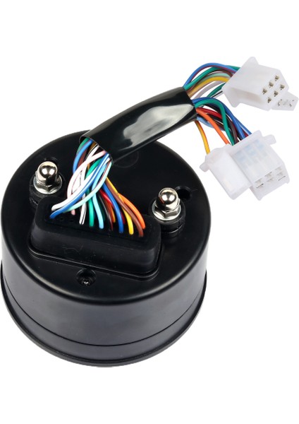 Turuncu Kafe Racer Motosiklet Hız Gösterge Paneli Sayacı Tachometre Dashboard Yağ LCD Dijital Gösterge (Yurt Dışından) indirimleri