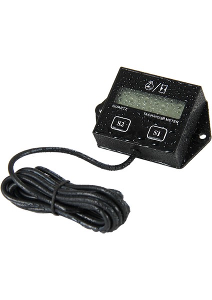 Moto Deniz Tekne Motoru 4 Zamanlı Motor Araba Su Geçirmez Dijital Motor Saat Sayacı Tachometre Gösterge Motor LCD Ekranı (Yurt Dışından)