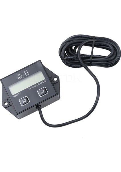 Moto Deniz Tekne Motoru 4 Zamanlı Motor Araba Su Geçirmez Dijital Motor Saat Sayacı Tachometre Gösterge Motor LCD Ekranı (Yurt Dışından)