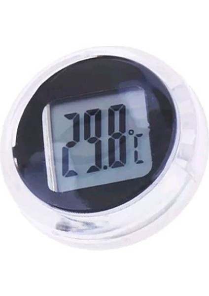 Siyah Stil Suya Dayanıklı Dijital Motosiklet Termometresi Yeni Iç Mekan Yapıştırma Tipi Aletler Motor Montaj Evrensel Sıcaklık Ölçer (Yurt Dışından) fırsatları