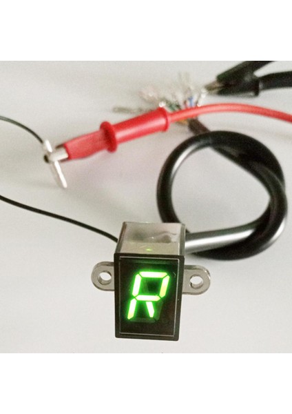Kırmızı Stil 12V Evrensel Motosiklet Dijital LED Vites Vites Kolu Sensör Ekranı (Yurt Dışından) modelleri