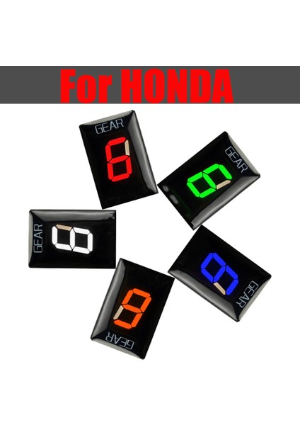 Braket-Siyah Stil Honda CB500X VFR800 CB1000R CB400X CB400F CBR250 CBR300R C NC750 XLB500F Ecu 6 Seviye Hızlı Vites Gösterge (Yurt Dışından) fırsatları