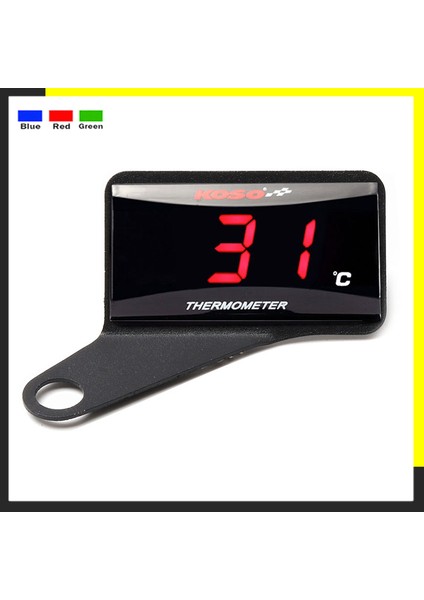 22 mm Motosiklet Termometre Dört Kare Dijital Enstrüman Nem Ölçer Sıcaklık Metre Sensör Pirometre Termostat (Yurt Dışından) modelleri