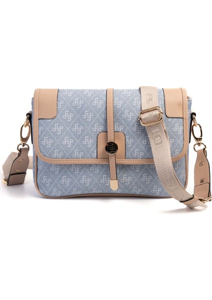 Silver & Polo Mavi - Ten SP1182 Kadın Çapraz Çanta