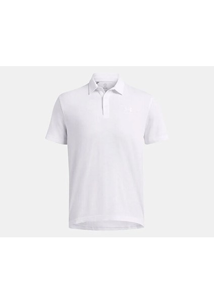 Ua Icon Polo Erkek Günlük Polo Tişört 1386608-100 Beyaz modelleri