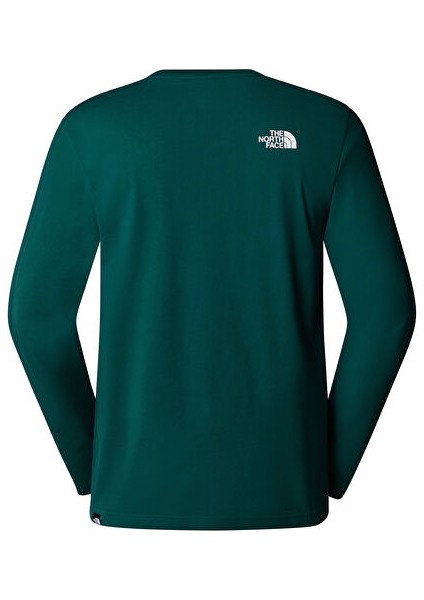 M L/s Simple Dome Tee Erkek Günlük Uzun Kollu Tişört NF0A87QN6GI1 Yeşil fiyatları