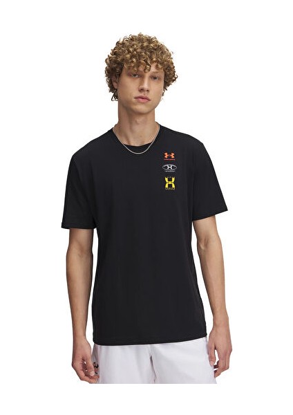 60/40S Evol Logo Erkek Siyah Günlük Stil T-Shirt 1390165-001