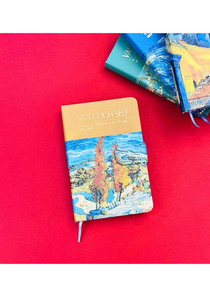 Van Gogh Tasarımlı Mıknatıs Kapaklı Defter BM-1203