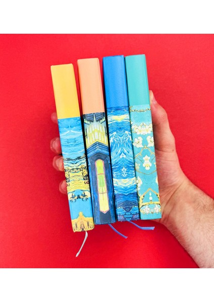 Van Gogh Tasarımlı Mıknatıs Kapaklı Defter BM-1203 modelleri
