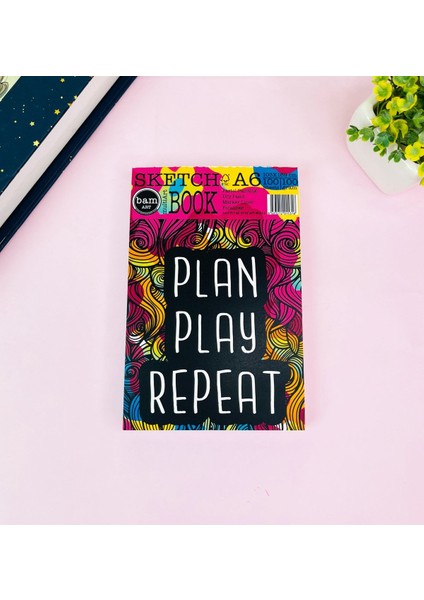 A6 Sketch Book - Eskiz Defteri - 100 gr - 100 Yaprak