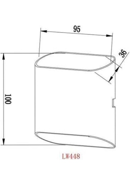 LED Aplik LW448 S&a