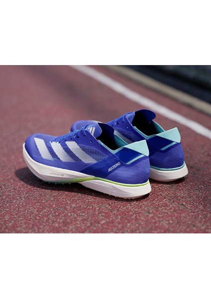 Adizero Avanti Unisex Çivili Atletizm Koşu Ayakkabısı IF1189 Mavi modelleri