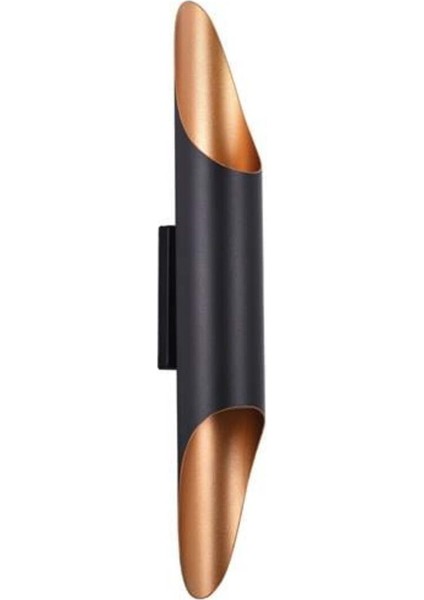 Çift Yönlü Iç Mekan Aplik Siyah Gold Md-A 5208-21