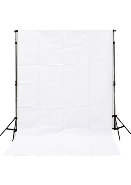 White Screen-Beyaz Fon Perde PAMUK(2X3M) Fon Standı