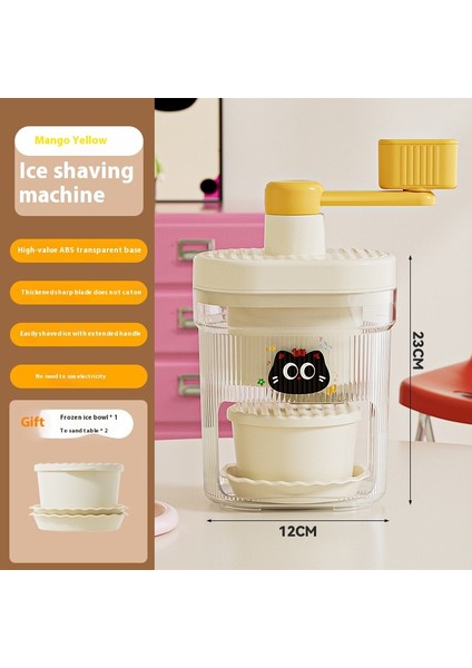 Smoothie El Krank Buz Kırıcı Smoothie Makinesi Ev Küçük Manuel Buz Kırıcı (Yurt Dışından)