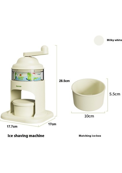 Smoothie El Krank Buz Kırıcı Smoothie Makinesi Ev Küçük Manuel Buz Kırıcı (Yurt Dışından)