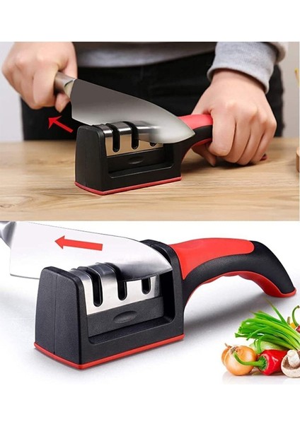 Profesyonel Bıçak Bileme Aleti 3 Açılı Elmas El Bıçakları Bileme Aparatı fiyatları