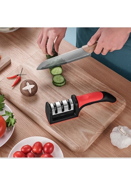 Profesyonel Bıçak Bileme Aleti 3 Açılı Elmas El Bıçakları Bileme Aparatı modelleri