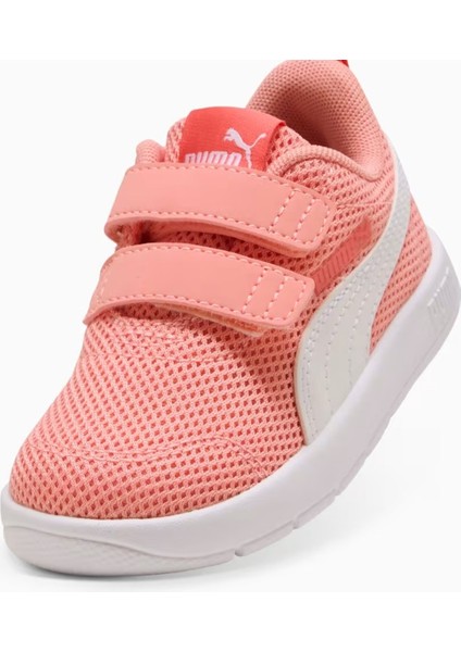 Courtflex V3 Mesh Inf Bebek Pembe Spor Ayakkabı - 398086 07