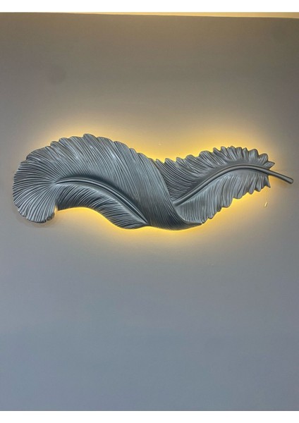 Aplik Ledli Lityum Bataryalı Dekoratif Duvar Aydınlatma 115 x 40 cm