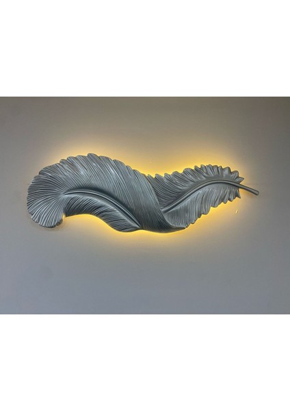 Aplik Ledli Lityum Bataryalı Dekoratif Duvar Aydınlatma 115 x 40 cm