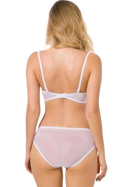 Le Jardin 5100 Destekli Straplez Balenli Brode Kaplı Silikonlu Sütyen Takım fiyatları