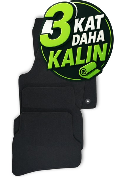 Velurpro Seat Ibiza 2008-2017 Araca Özel Halı Paspas Araba Halısı Oto Paspas