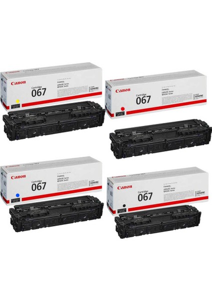 CRG-067 / I-Sensys LBP-631CW Orjinal Toner Seti
